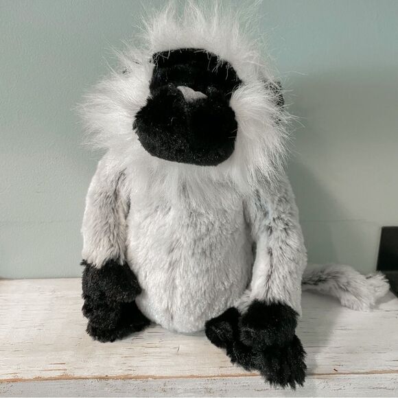 Ganz Webkinz Grey Langur HM226 | Excellent | No Code Tag | Stuffed Animal - Picture 1 of 4